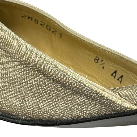 Stuart Weitzman Toucan Taupe Crepe women stiletto dress shoes size 8.5 AA - Picture 5 of 16